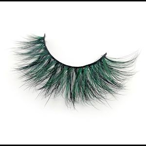 Green mink eyelashes